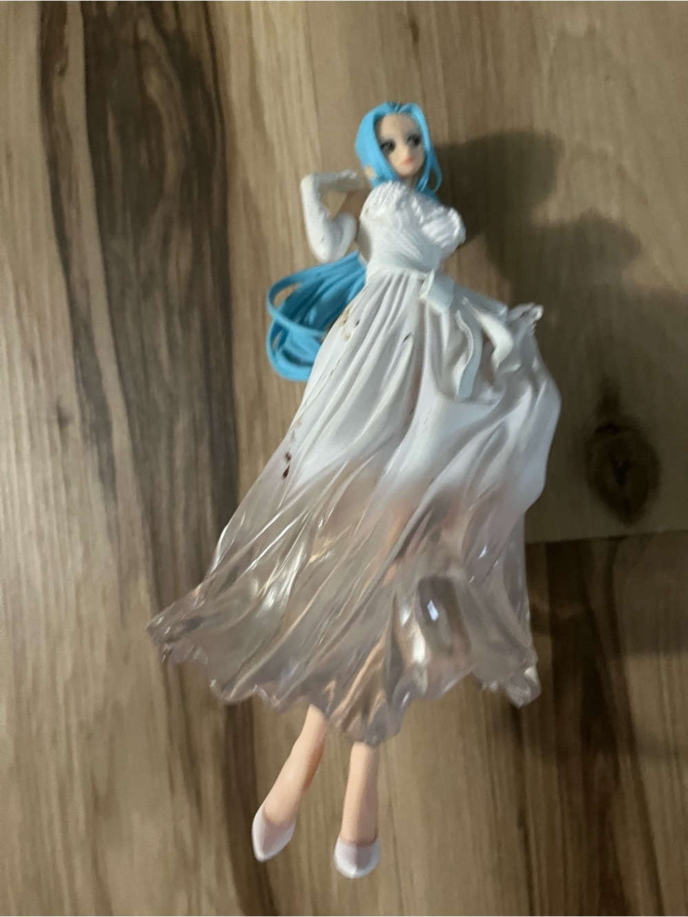 Nefertari Vivi One Piece Lady Edge Wedding Bridal Figure White Dress Banpresto